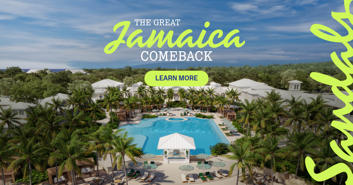 Sandals Great Jamaica Comeback promotion